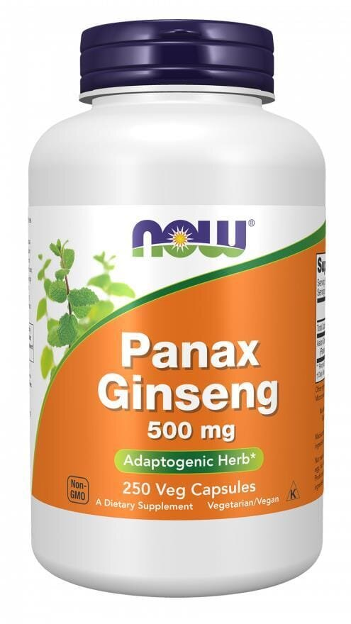Женьшень NOW Panax Ginseng 500 мг вег. капсули №250