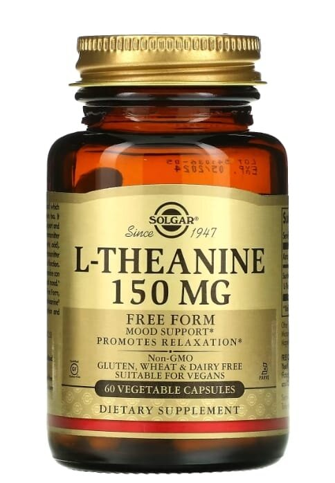 L-теанін Solgar L-Theanine 150 мг вег. капсули №60
