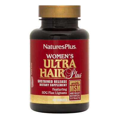 Комплекс для росту та оздоровлення волосся для жінок Nature's Plus Ultra Hair Womens, 60 таблеток