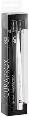 Набір зубних щіток Curaprox White is Black Duo Ultrasoft Ультра-м'які d 0.10 мм, 2 штуки