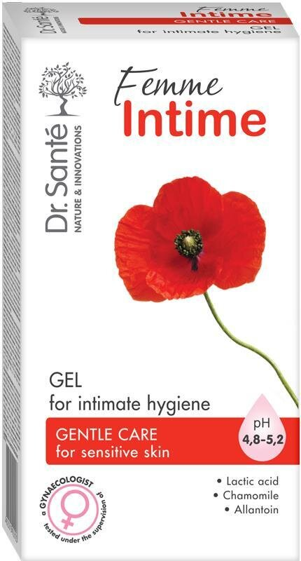 Гель для інтимної гігієни Dr.Sante Femme Intime Ніжний догляд для чутливої шкіри, 230 мл