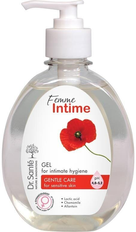 Гель для інтимної гігієни Dr.Sante Femme Intime Ніжний догляд для чутливої шкіри, 230 мл