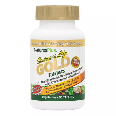 Мультивітаміни Nature's Plus Source of Life Gold Multi-Vitamin таблетки №90