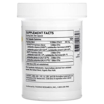 Пробіотики для жінок Thorne Research Women's Daily Probiotic, 30 капсул