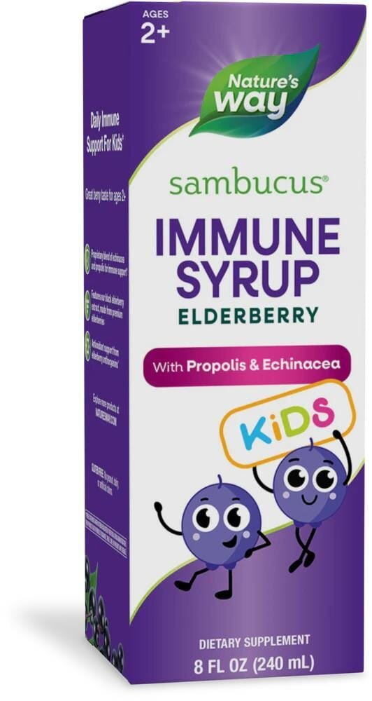 Сироп чорна бузина для дітей Nature's Way Sambucus Immune Syrup For Kids, 240 мл