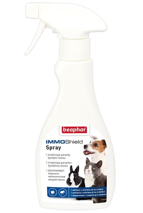 Спрей Beaphar Immo Shield Spray від бліх, кліщів і комарів для кішок, собак, 250 мл