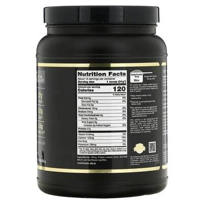 Ізолят сироваткового протеїну California Gold Nutrition Sport без добавок, 454 г