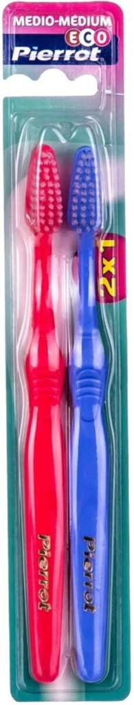 Зубна щітка Pierrot Ref.372 Eco 2 в 1, 2 шт