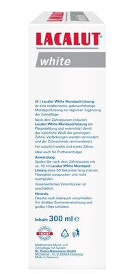 Ополіскувач для порожнини рота Lacalut White, 300 мл