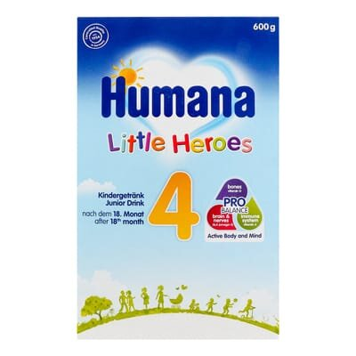 Суміш суха молочна Humana 4 Little Heroes для дітей від 18 місяців, 600 г