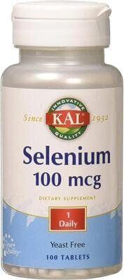Селен KAL Selenium 100 мкг, 100 таблеток