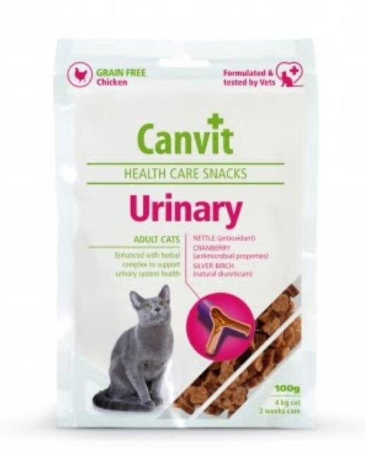 Ласощі для кішок Canvit Urinary, 100 г