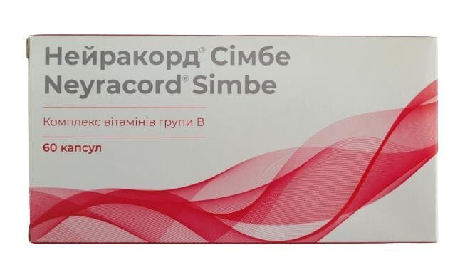Нейракорд Cімбе тверді желатинові капсули №60