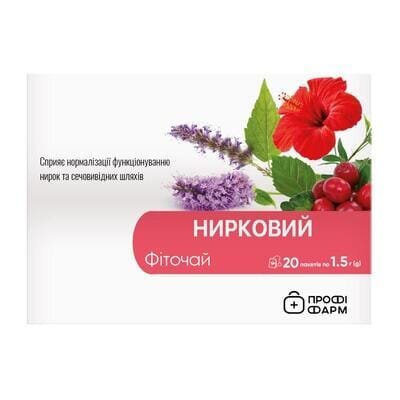 Фіточай Профі Фарм Нирковий у фільтр-пакетах по 1,5 г №20