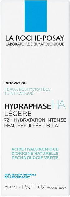 Крем для обличчя La Roche-Posay Hydraphase HA Legere легкий зволожуючий для нормальної та комбінованої шкіри, 50 мл