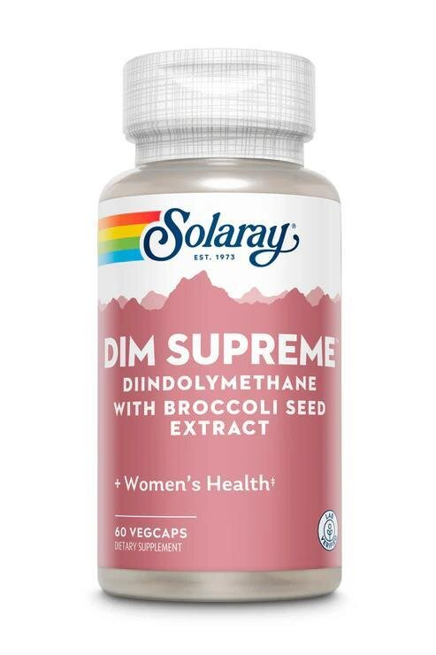 Диіндолілметан Solaray DIM Supreme, 60 веганських капсул