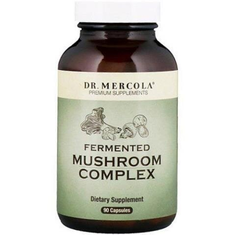 Грибний комплекс Dr. Mercola Fermented Mushroom Complex, 90 капсул