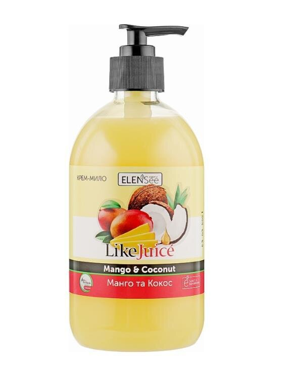 Крем-мило рідке Elensee Like Juice Манго-Кокос, 500 мл