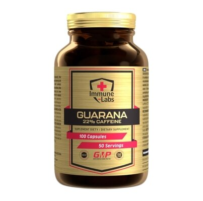 Гуарана Immune Labs Guarana 22% Caffeine капсули №100