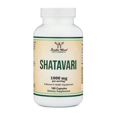 Шатаварі Double Wood Shatavari 1000 мг, 180 капсул