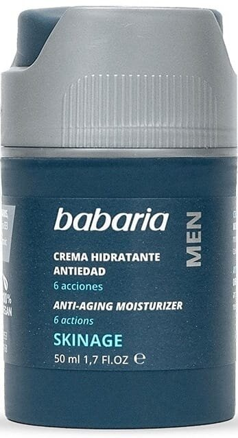 Крем для обличчя Babaria Skinage Men зволожуючий антивіковий для чоловіків, 50 мл