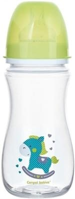 Пляшечка антиколікова Canpol Babies EasyStart Toys 35/222_gre з широким отвором, 300 мл