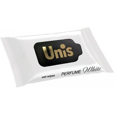 Серветки вологі Unis Perfume White антибактеріальні, 15 шт