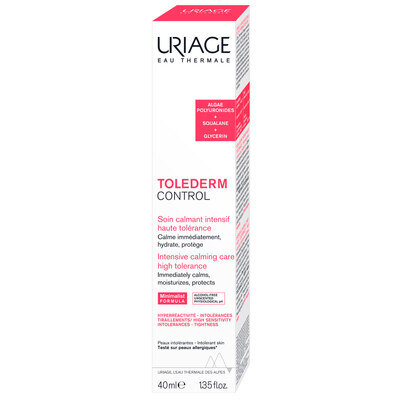 Крем для обличчя Uriage Tolederm Control заспокійливий для чутливої шкіри, 40 мл