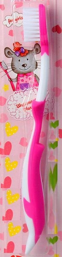 Зубна щітка Pink Elephant Шиншилла Міла, 3-6 років, 1 штука