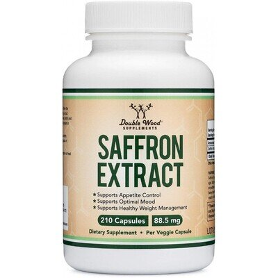 Екстракт шафрану Double Wood Saffron Extract 88,5 мг, 210 капсул