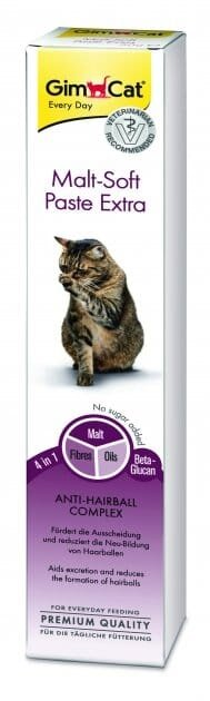 Паста GimCat Malt-Soft Екстра для виведення шерсті, 200 г