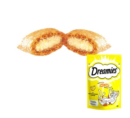 Ласощі для кішок Dreamies із сиром, 60 г