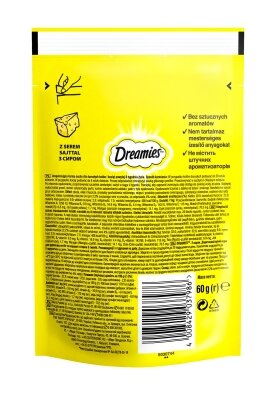 Ласощі для кішок Dreamies із сиром, 60 г