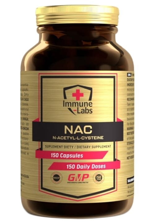 Амінокислота N-Ацетилцистеїн Immune Labs NAC капсули №150