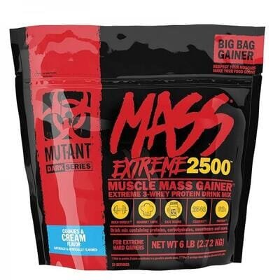 Гейнер Mutant Mass Extreme 2500, печиво з кремом, 2720 г