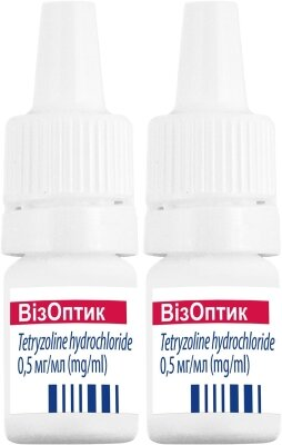 Візоптик краплі оч., р-н 0.5 мг/мл по 5 мл №2 у флак.-крап.