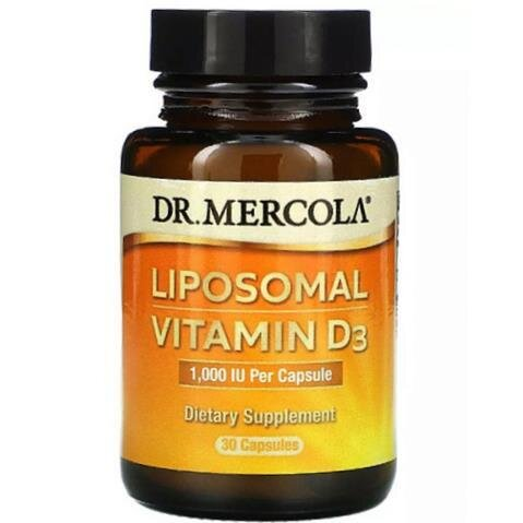 Вітамін D3 Mercola Liposomal Vitamin D3 1000, 30 капсул