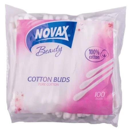 Ватні палички Novax, 100 шт в пак.