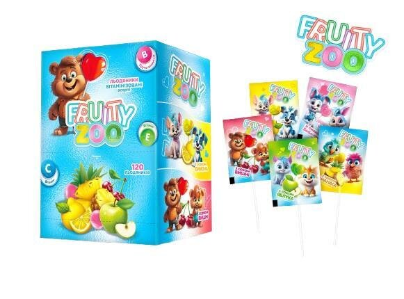 Льодяники Табула Віта Fruity Zoo з вітамінами асорті №120