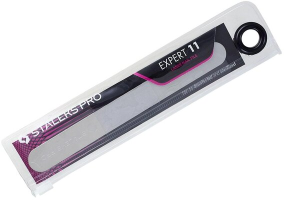 Пилочка для нігтів Staleks Expert 10 пряма лазерна (широка пряма), 165 мм