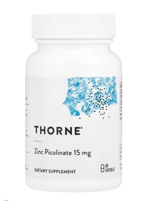 Цинк Піколінат 15 мг Thorne Research Zinc Picolinate капсули №60