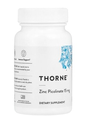 Цинк Піколінат 15 мг Thorne Research Zinc Picolinate капсули №60