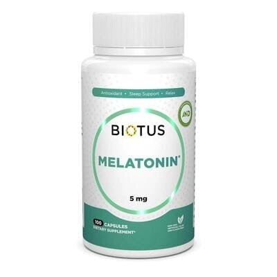 Мелатонін Biotus Melatonin 5 мг капсули №100