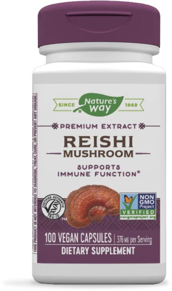 Гриб Рейші Nature's Way Reishi, 100 капсул