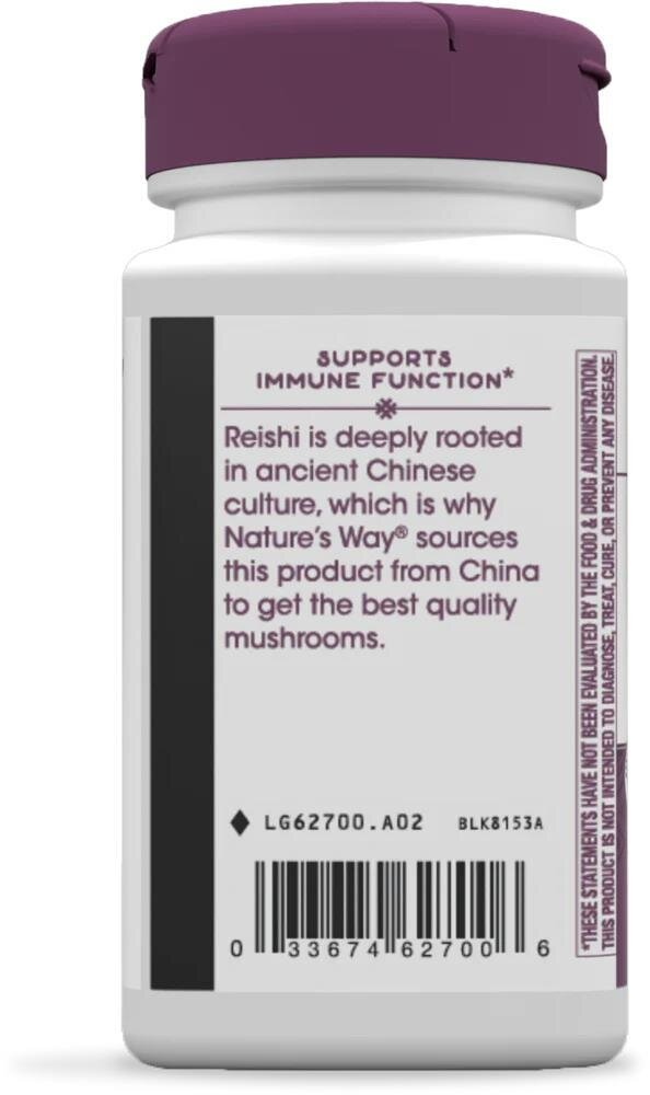 Гриб Рейші Nature's Way Reishi, 100 капсул