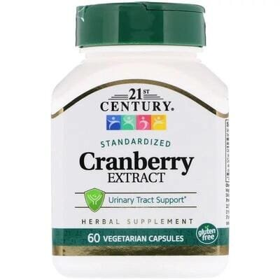Журавлина екстракт 21st Century Cranberry Extract 400 мг, 60 капсул