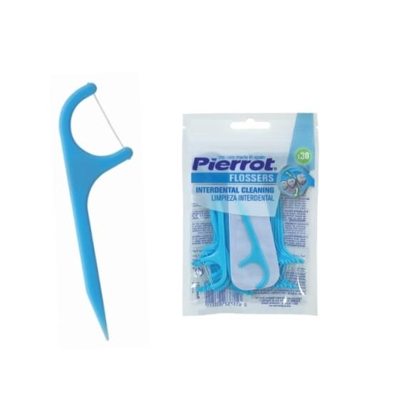 Флос-зубочистки Pierrot для інтердентального очищення, 30 штук Ref.351