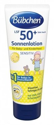 Молочко сонцезахисне Bubchen Sensitive SPF50+, 100 мл