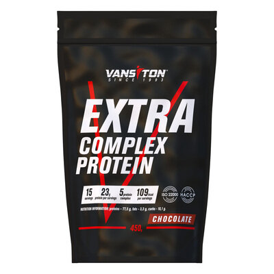 Протеїн Vansiton Extra Complex Protein, шоколад, 450 г