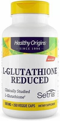 Глутатіон Healthy Origins Setria L-Glutathione Reduced 500 мг, 150 капcул